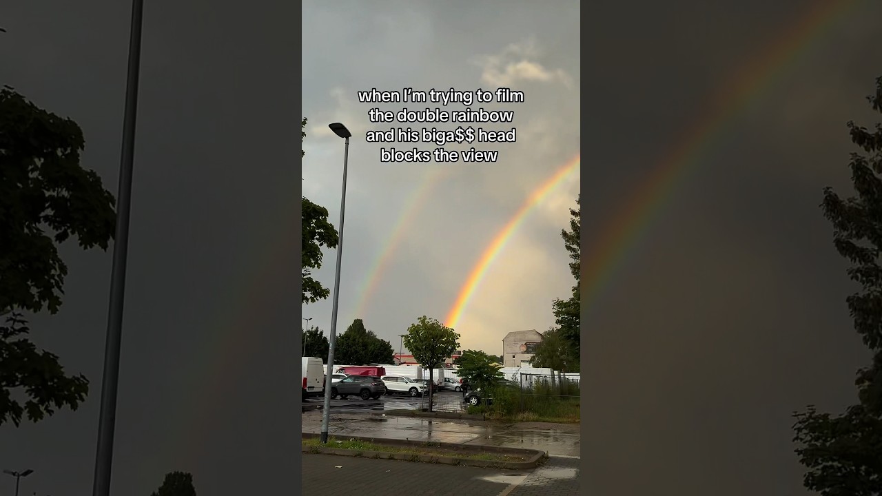 Двойная радуга, но @Colehairlesscat всегда мешает