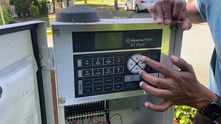 WeatherTRAK ET Pro3 manual all station test