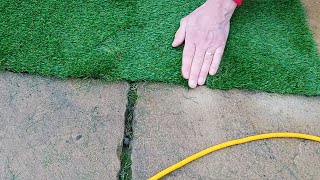 04. Cutting and Fixing Down Quickgrass Artificial Grass