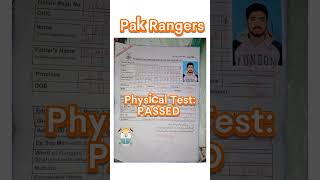 Pak Rangers Physical Test Passed #officialjobs #ranger #test  #punjabrangersjobs2024 #physicaltest