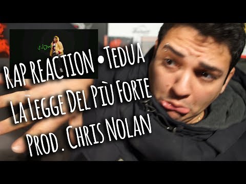 RAP REACTION •Tedua - La Legge Del Più Forte (Prod. Chris Nolan) • Rizzo