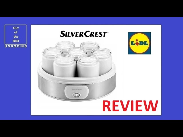 18W YouTube - 18 SilverCrest pots) (Lidl REVIEW 7 SJB A1 Yogurt Maker