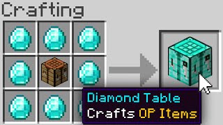 Minecraft, But You Can Upgrade Crafting Tables