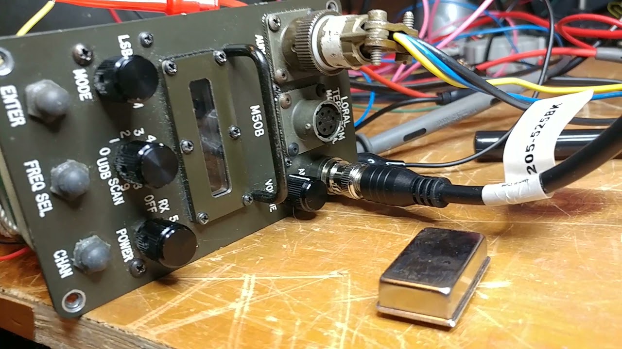 Repair/Testing of an AN/PRC-132 (Loral Telecom M50B) HF Manpack (Part 1 ...