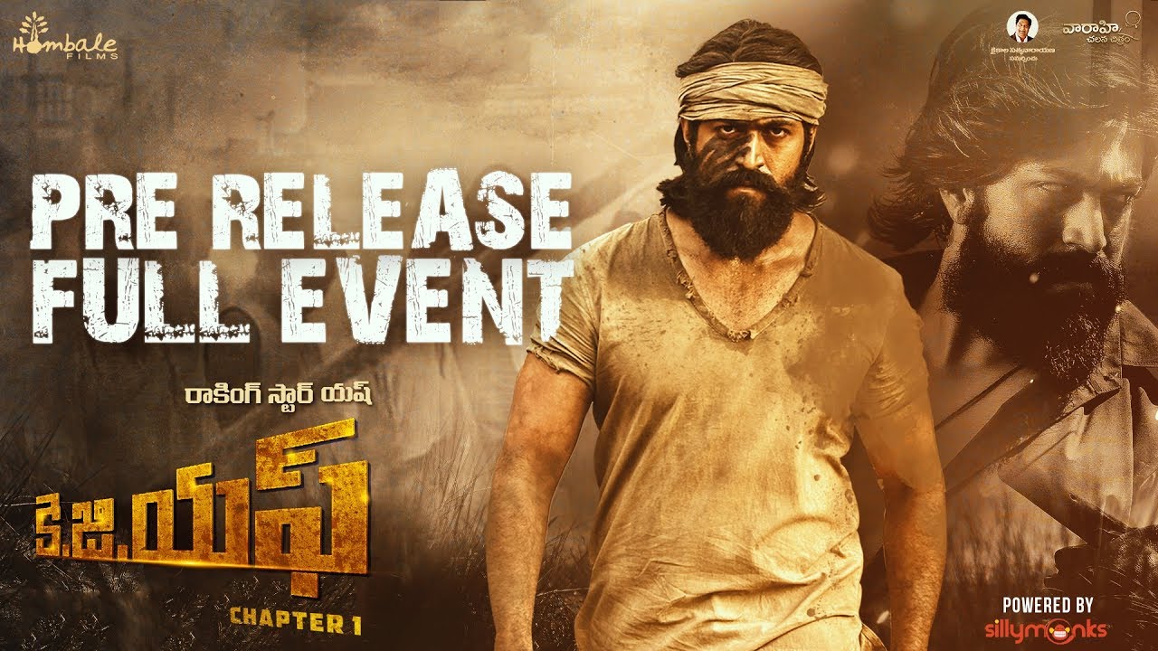 Kgf Telugu Pre Release Event Yash Srinidhi Shetty