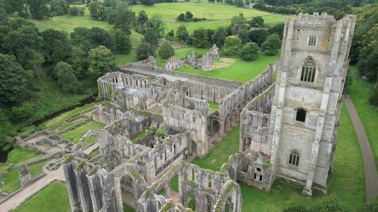 ★リリパットレーン346☆Fountain Abby Fountains Abbey, North Yorkshire. Reconstruction drawing, c12th 置物