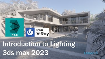 Beginner Introduction to lighting with Vray in 3ds Max 2023 using Vray sun & HDRI