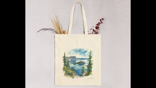 Crater Lake, Oregon Tote Bag