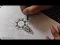 How to draw mandala art  mandala by vijayta