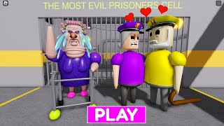 LOVE STORY | POLICE GIRL PRISON RUN! OBBY Full Gameplay #roblox