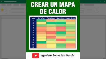 Cómo crear un Mapa de Calor en Excel #shorts