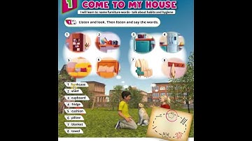 Quick minds 4. Audio. Words. Unit 1. Come to my house.