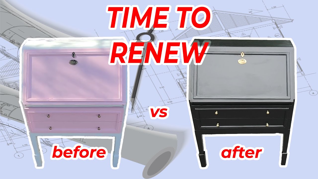 DRESSING TABLE MAKEOVER DIY furniture restoration YouTube