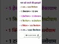 भार को मापने की इकाइयाँ @sushilacademy #shorts #viral #youtubeshorts