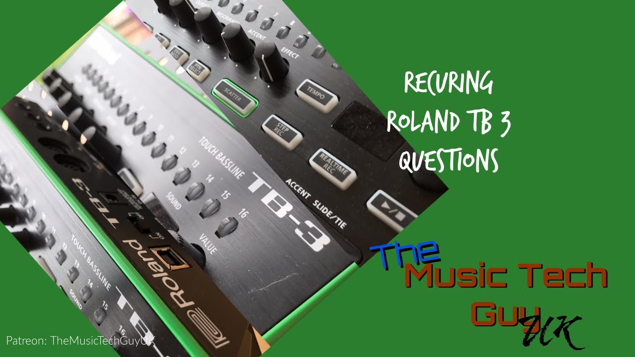 Recurring Roland TB-3 Questions - YouTube