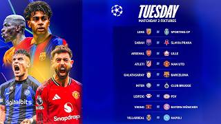 UEFA Champions League Matchday 2 | All Goals & Highlights | Part 1