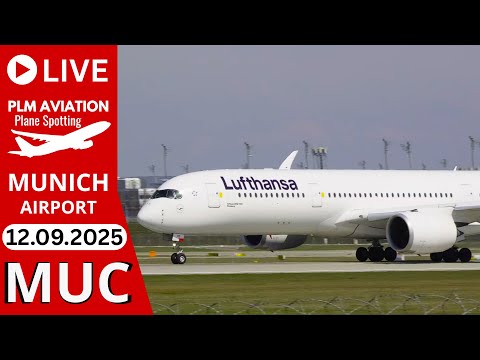 🔴 LIVE Friday PLANESPOTTING @ Munich Airport Germany MUC/EDDM