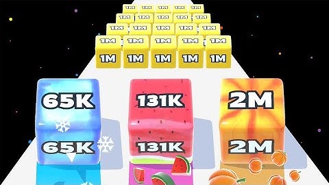 Jelly Run 2048 game play.all levels .android .ios .new update.