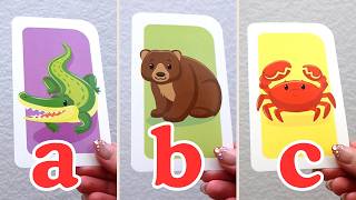 ABC Flash Cards for Toddlers | Lowercase Letters, Phonics, Sounds, &amp; First Words