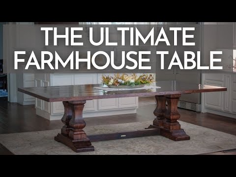 This Custom Table has it ALL! - Size, Character, and Hand Craftsmanship - (2020)