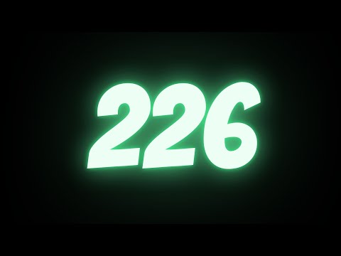 [03:46] 226 Seconds Timer Beeps Countdown | 226s Alarm Countdown Clock Loud Noise When Ends Full HD