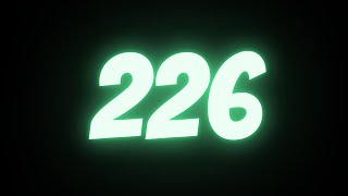 [03:46] 226 Seconds Timer Beeps Countdown | 226s Alarm Countdown Clock Loud Noise When Ends Full HD