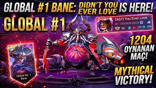 GLOBAL 1 BANE TARGET! THE LEGENDARY MATCHES ARE ABOUT TO BEGIN (HARD RANK BANE GAMEPLAY)