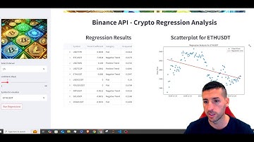 Create a Crypto Trend Analysis Streamlit App with Binance API & ML Regression in Python!