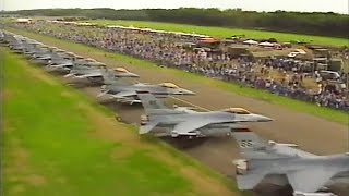 1989 - Nos Journaal | Klu Open Dag Vliegbasis Volkel | 10 Jr F-16