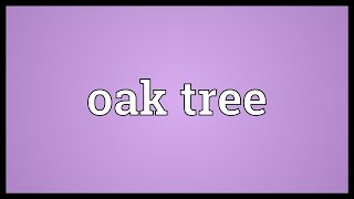 Oak tree Meaning