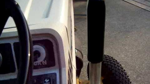 cub cadet tractor cold start