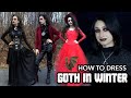 HOW TO DRESS GOTH IN WINTER ❄️ OUTFIT IDEAS