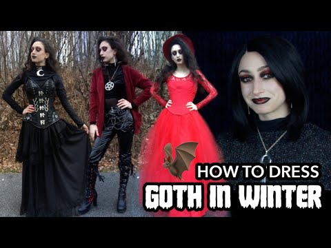 HOW TO DRESS GOTH IN WINTER ❄️ OUTFIT IDEAS