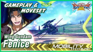 EXVS2 - Wing Gundam Fenice Gameplay & Moveset