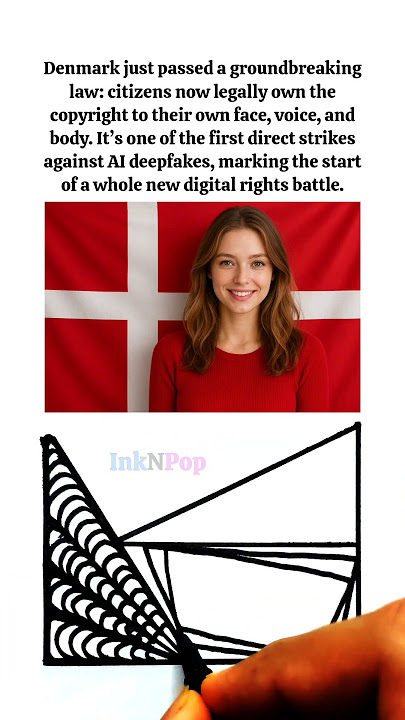 Denmark just passed a groundbreaking law: citizens now legally own the copyright to their own face
