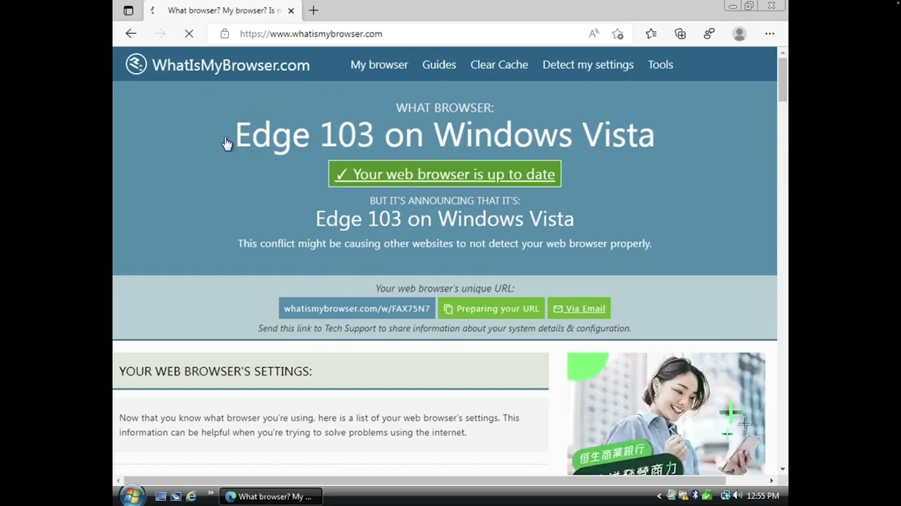 Microsoft Edge on Windows Vista ? YouTube