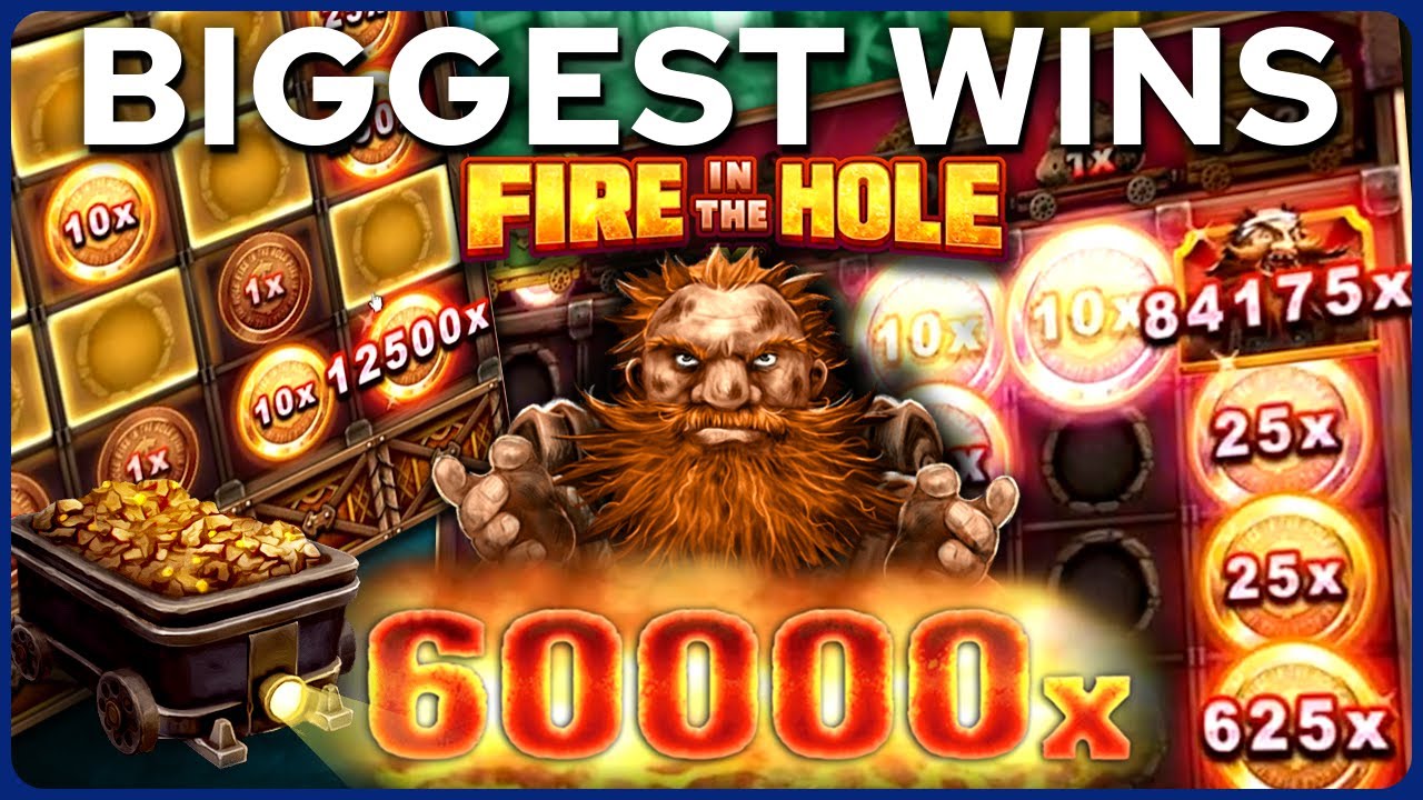 Top 5 BIGGEST WINS on FIRE IN THE HOLE xBomb