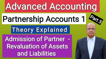 Advanced Accounting II Partnership Accounts 1 II Theory Explained II Part 3 II Hasham Ali Khan II