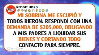 Mi sobrina me escupió y todos rieron: respondí con una demanda de $205,000, obligando a mis padres