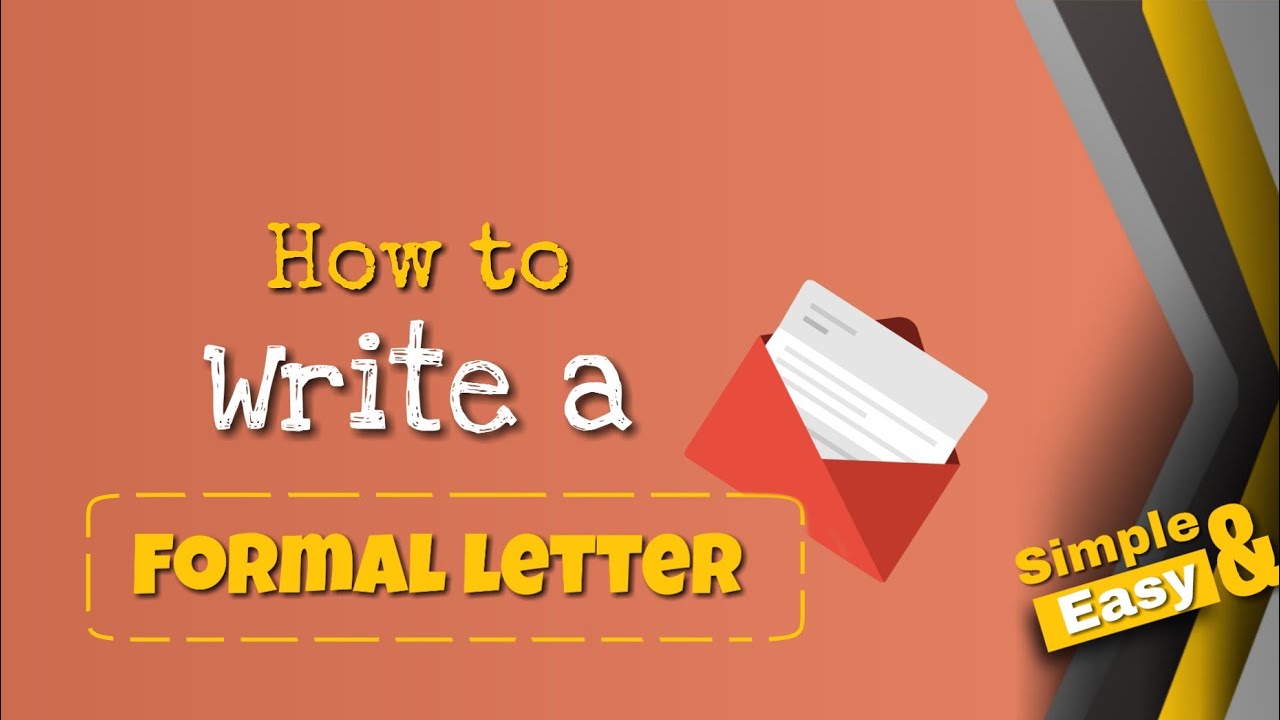 Formal Letter Writing Essentials Interactive Video, image size:1280x720
