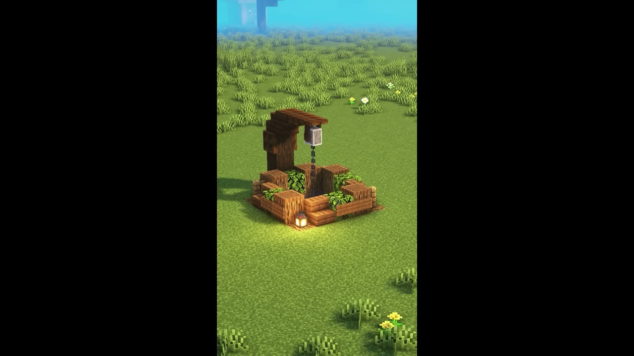  Minecraft Tutorial Natural Village Well