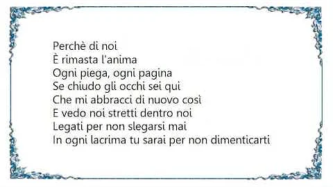 Laura Pausini - In Assenza di Te Lyrics