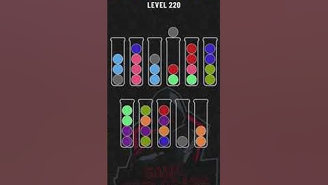 Ball Sort Puzzle | Level 220 | No Extra tube | Single Level