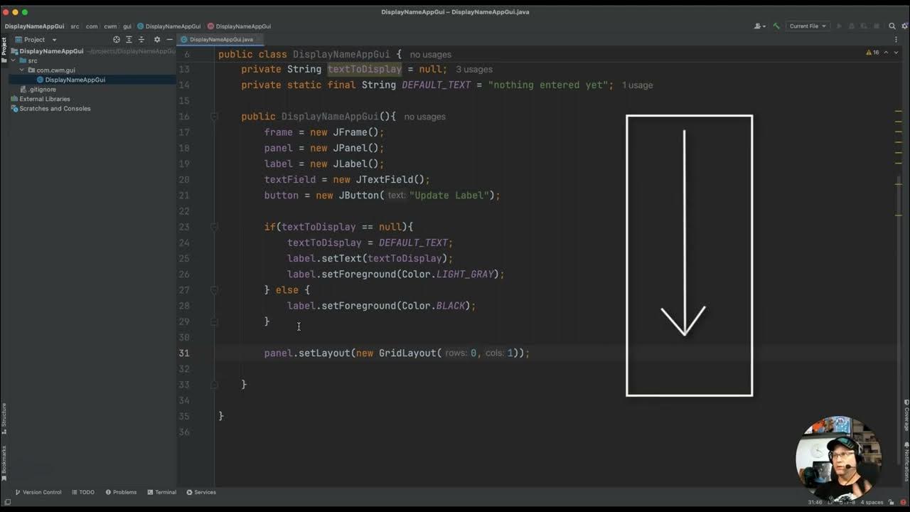 First Java Swing App - YouTube