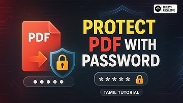 How to Protect PDF File with Password in Tamil