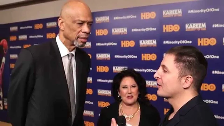 Kareem Abdul-Jabbar & Deborah Morales at the "Kare...