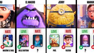 Despicable Me Characters | Who They LOVE & HATE | 2026