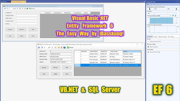 Visual Studio 2019 : VB.NET (Preview) : Using Entity Framework 6 and SQL Server Database File (.mdf)
