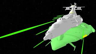 Gatlantis Destroyer Weapons Demonstration
