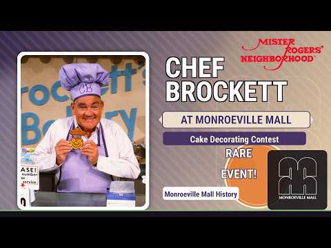 Chef Brockett (from Mister Rogers' Neighborhood) visits Monroeville Mall